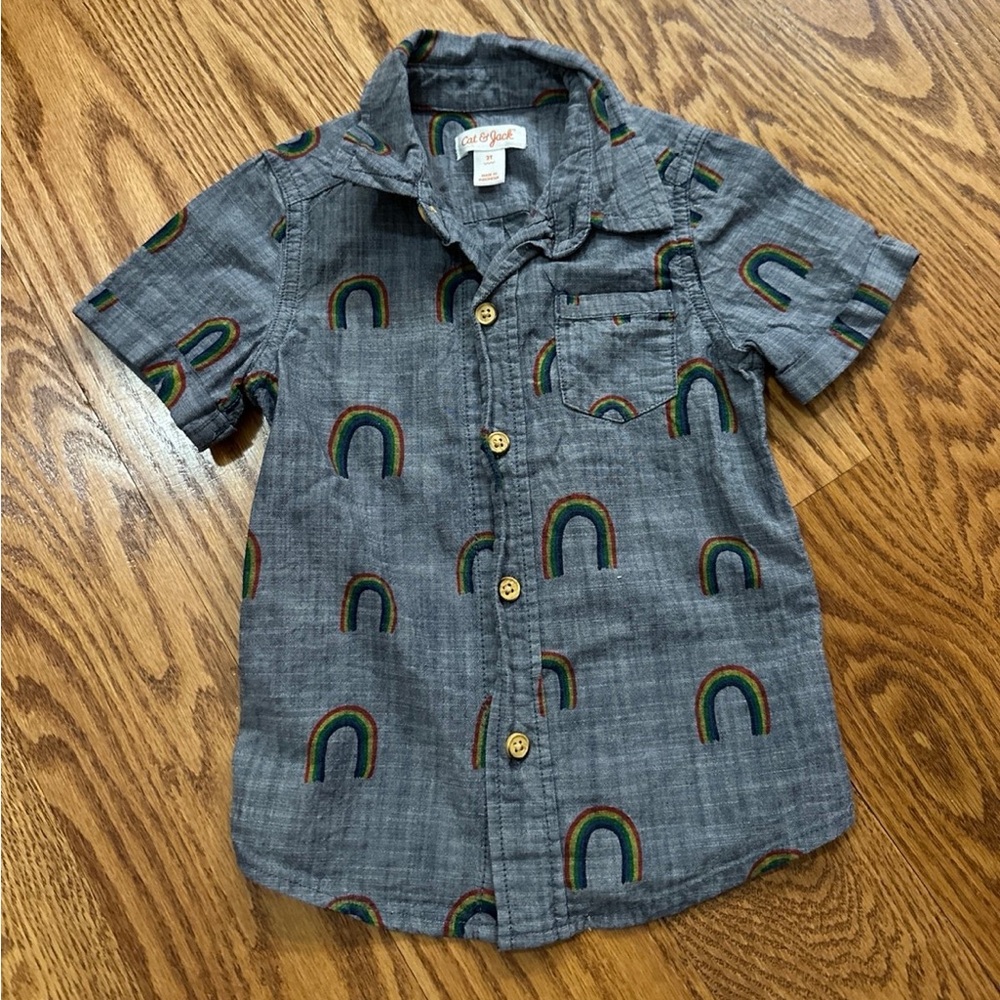 Cat & Jack Rainbow Shirt 2T